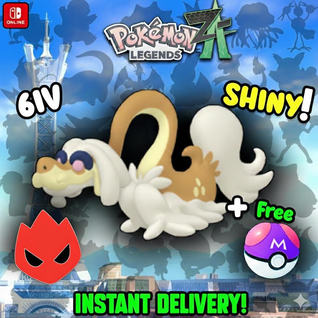Shiny Alpha Drampa Pokémon Legends ZA 6IV Competitive Battle Ready – Pokémon Legends Z-A Pokémon card photo