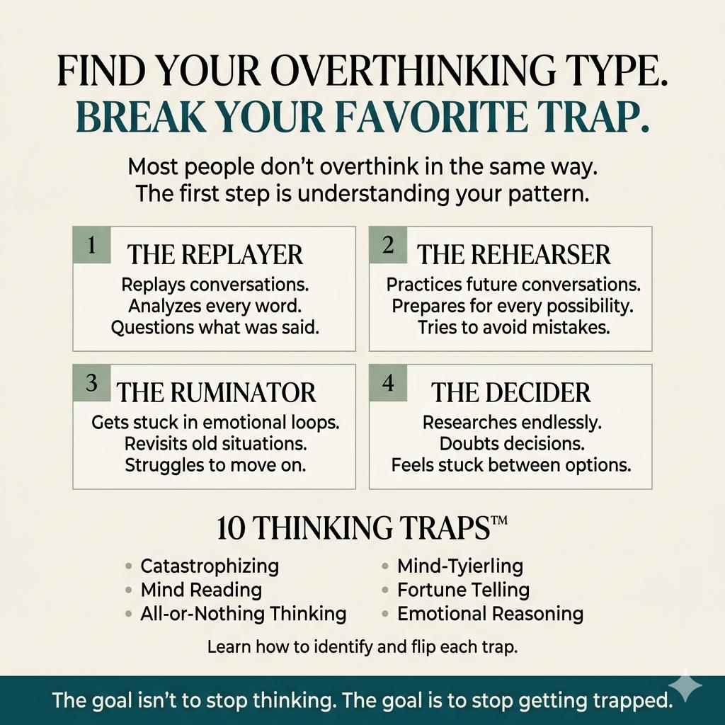 Overthinking Toolkit, Stop Overthinking Workbook Anxiety Relief PDF Racing Mind & Rumination Tools Calm Your Mind Brain Dump Worry Journal Pokémon card photo 7