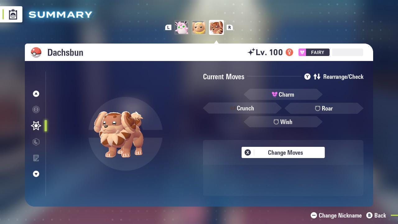 Shiny Dachsbun Pokemon Legends ZA Mega Dimension DLC 6IV Competitive Battle Ready Pokémon card photo 4