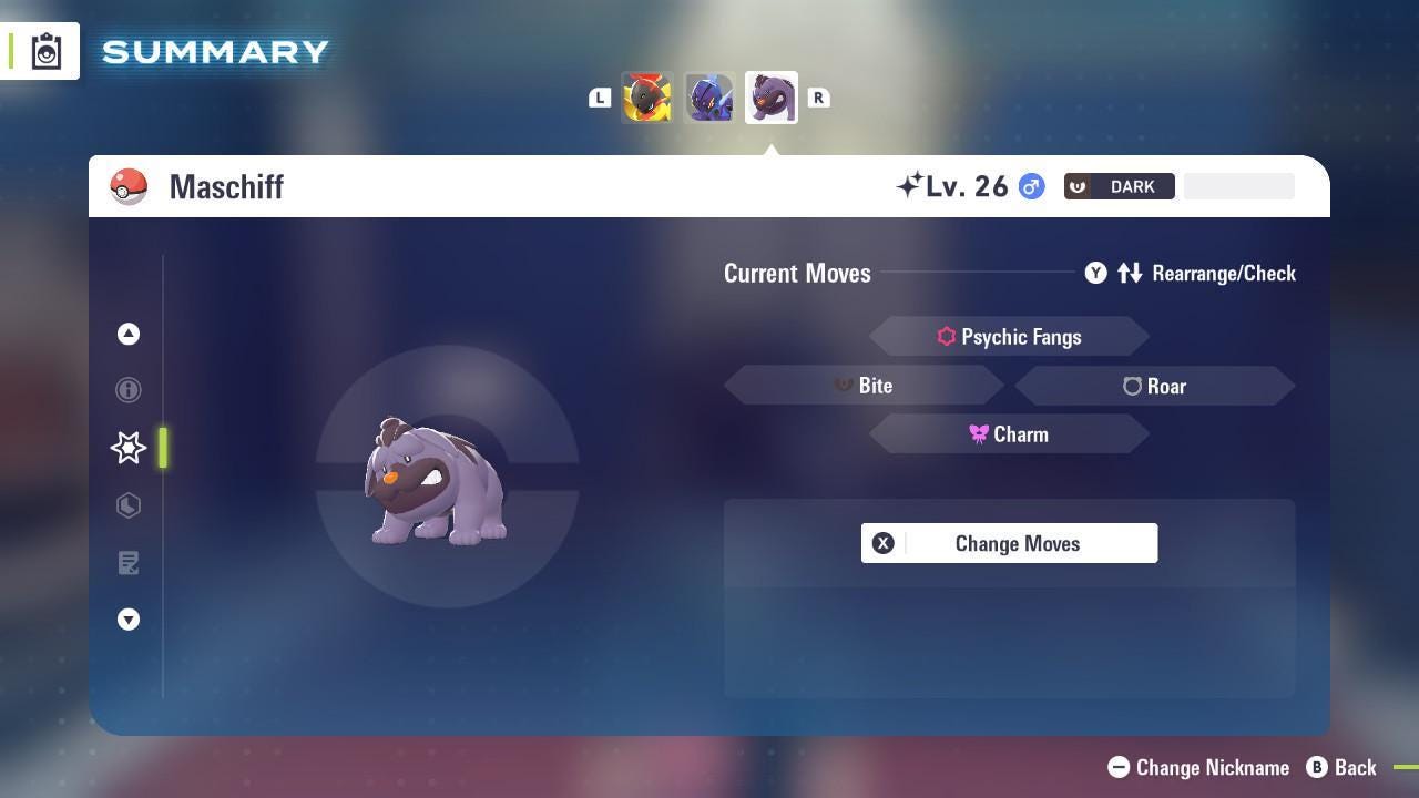Shiny Maschiff Pokemon Legends ZA Mega Dimension DLC 6IV Competitive Battle Ready Pokémon card photo 3
