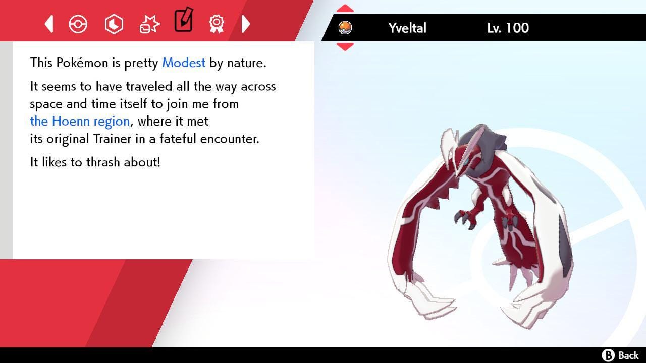 Shiny YVELTAL Pokemon Sword Shield 6IV Competitive Battle Ready Pokémon card photo 5
