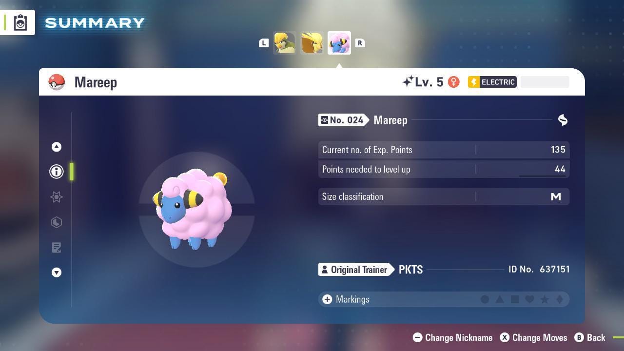 Shiny MAREEP Pokémon Legends ZA 6IV Competitive Battle Ready Pokémon card photo 2