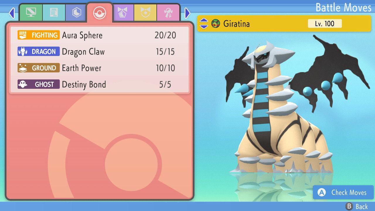 Shiny Giratina 6IV Switch 2 BDSP Pokémon Brilliant Diamond Shining Pearl Battle Ready Legendary Bonus Gift Fast Delivery – Brilliant Diamond & Shining Pearl Pokémon card photo