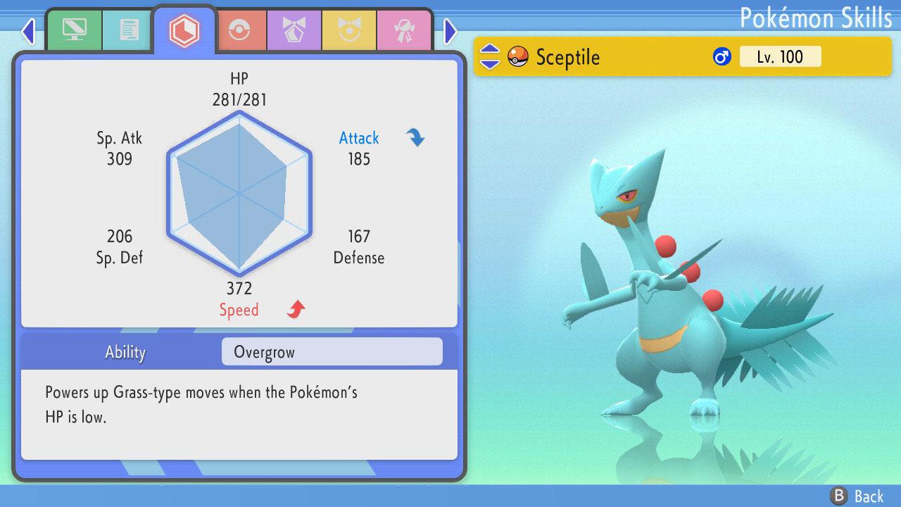 SHINY 6IV SCEPTILE Pokemon Brilliant Diamond Shining Pearl 6IV Competitive Battle Ready Pokémon card photo 4