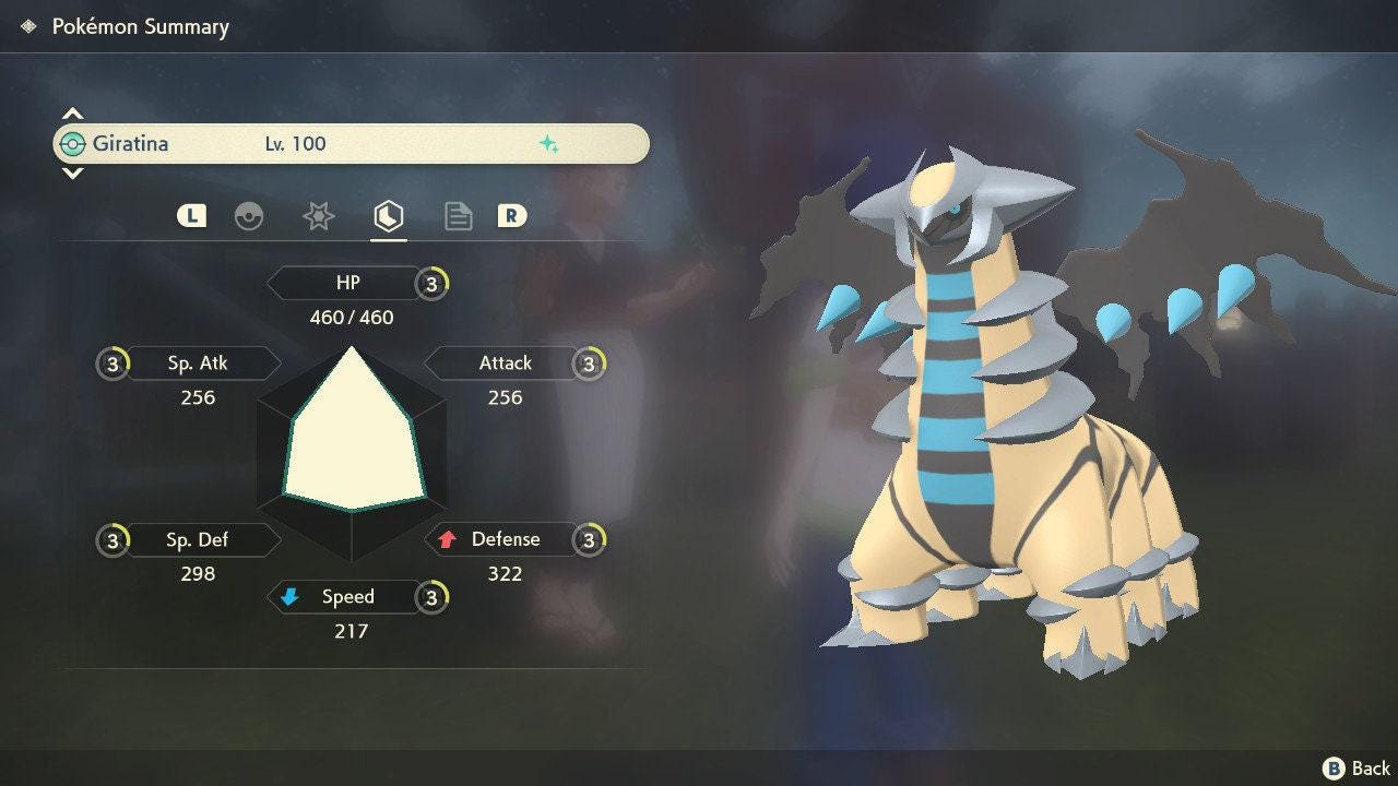Shiny Giratina Pokemon Legends Arceus 6IV Competitive Battle Ready Pokémon card photo 4