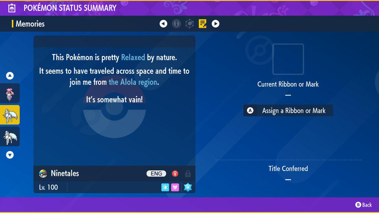 Shiny Alolan NINETALES Pokémon Scarlet Violet 6IV Pokemon Competitive Hidden Treasure of Area Zero Teal Mask DLC Pokémon card photo 4