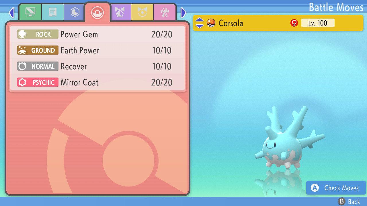 SHINY 6IV CORSOLA Pokemon Brilliant Diamond Shining Pearl 6IV Competitive Battle Ready Pokémon card photo 4