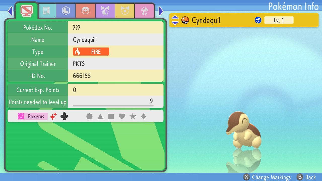 SHINY 6IV CYNDAQUIL Pokemon Brilliant Diamond Shining Pearl 6IV Competitive Battle Ready – Brilliant Diamond & Shining Pearl Pokémon card photo