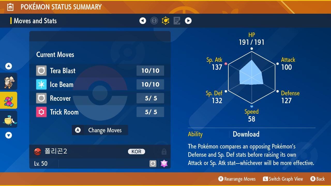 Shiny Event Juyoung Hong Korea Porygon 2 Pokémon Legends ZA 6IV Competitive Battle Ready Legend ZA Pokémon card photo 2