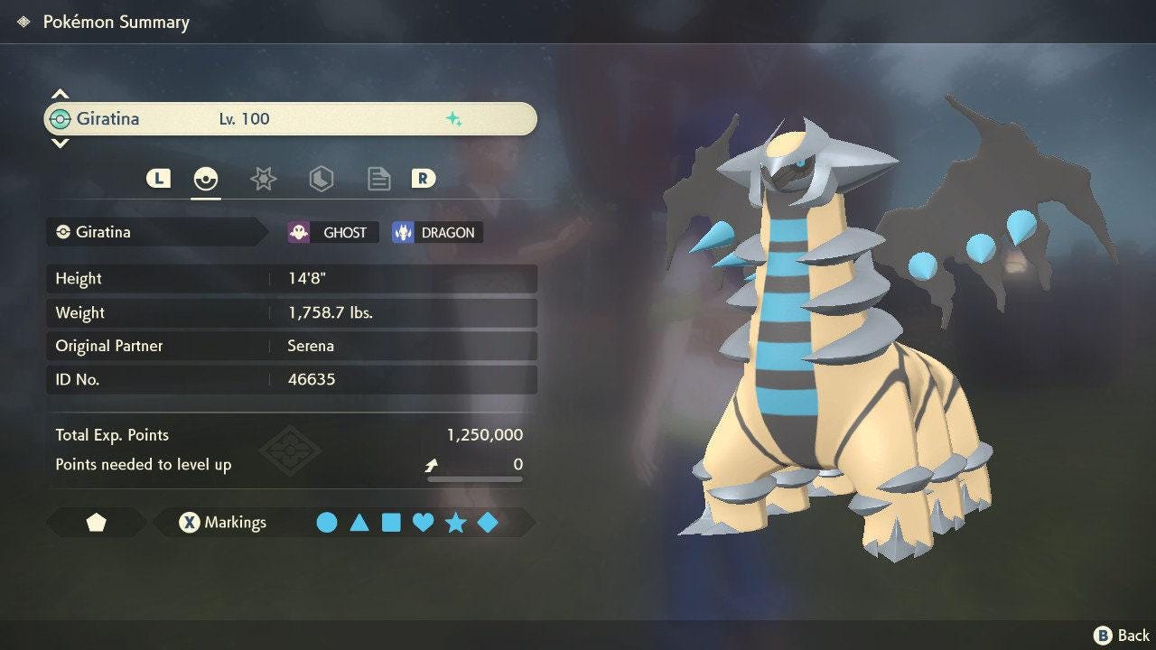 Shiny Giratina Pokemon Legends Arceus 6IV Competitive Battle Ready Pokémon card photo 5
