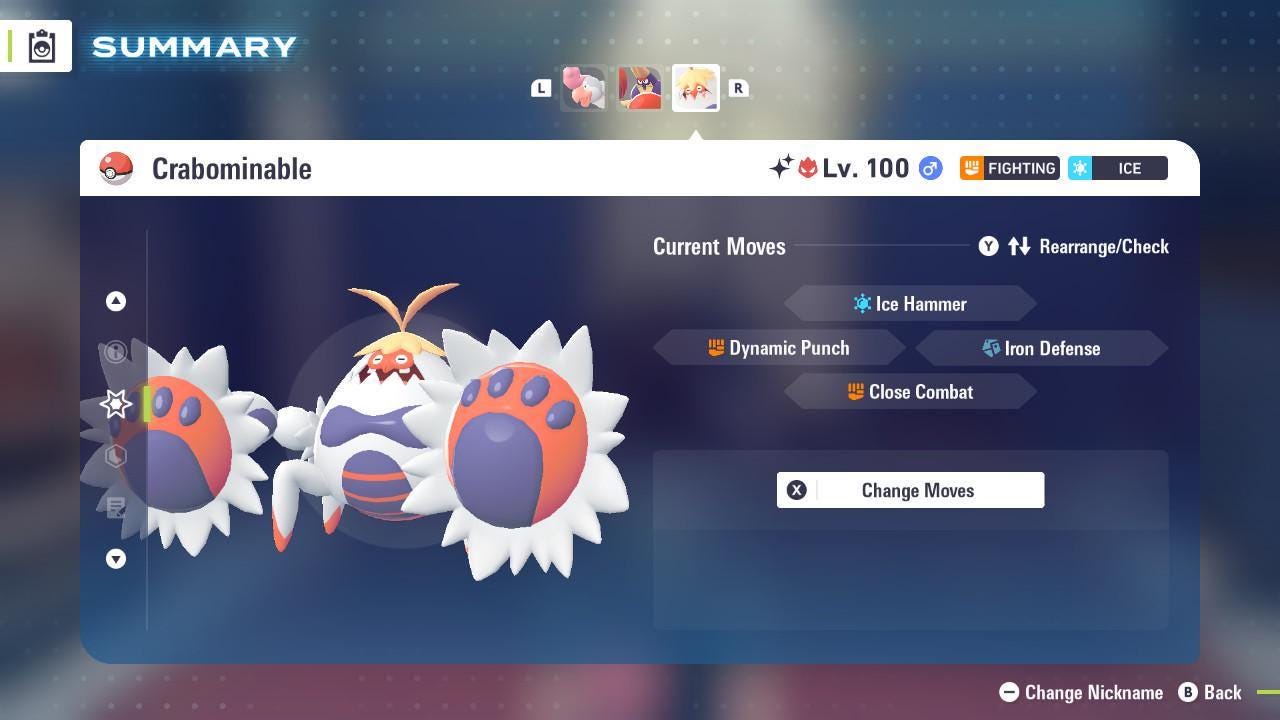 Фото покемона Shiny Alpha Crabominable Pokémon Legends ZA 6IV Готов к соревновательным боям 4