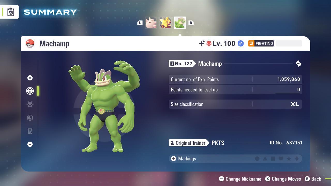 Фото покемона Блестящий Alpha Machamp Pokémon Legends ZA 6IV Готов к соревновательным битвам 3