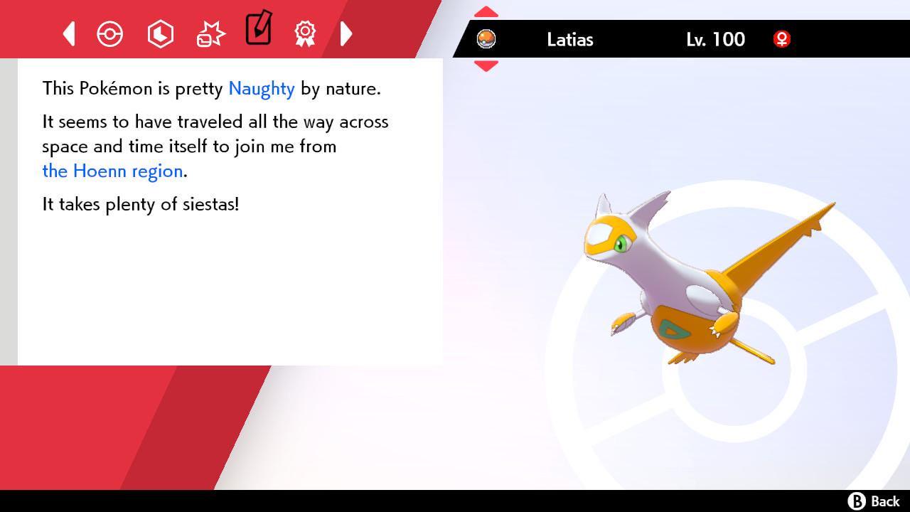 Shiny LATIAS Pokemon Sword Shield 6IV Competitive Battle Ready Pokémon card photo 4