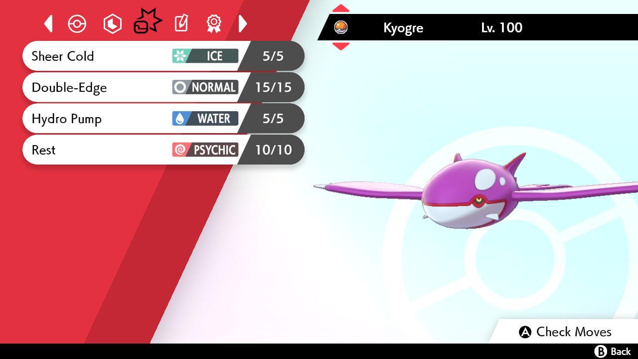 Shiny KYOGRE Pokemon Sword Shield 6IV Competitive Battle Ready Pokémon card photo 3