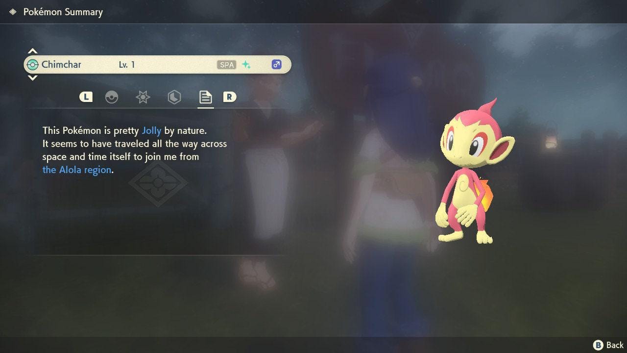 Shiny CHIMCHAR Pokemon Legends Arceus 6IV Competitive Battle Ready Pokémon card photo 4