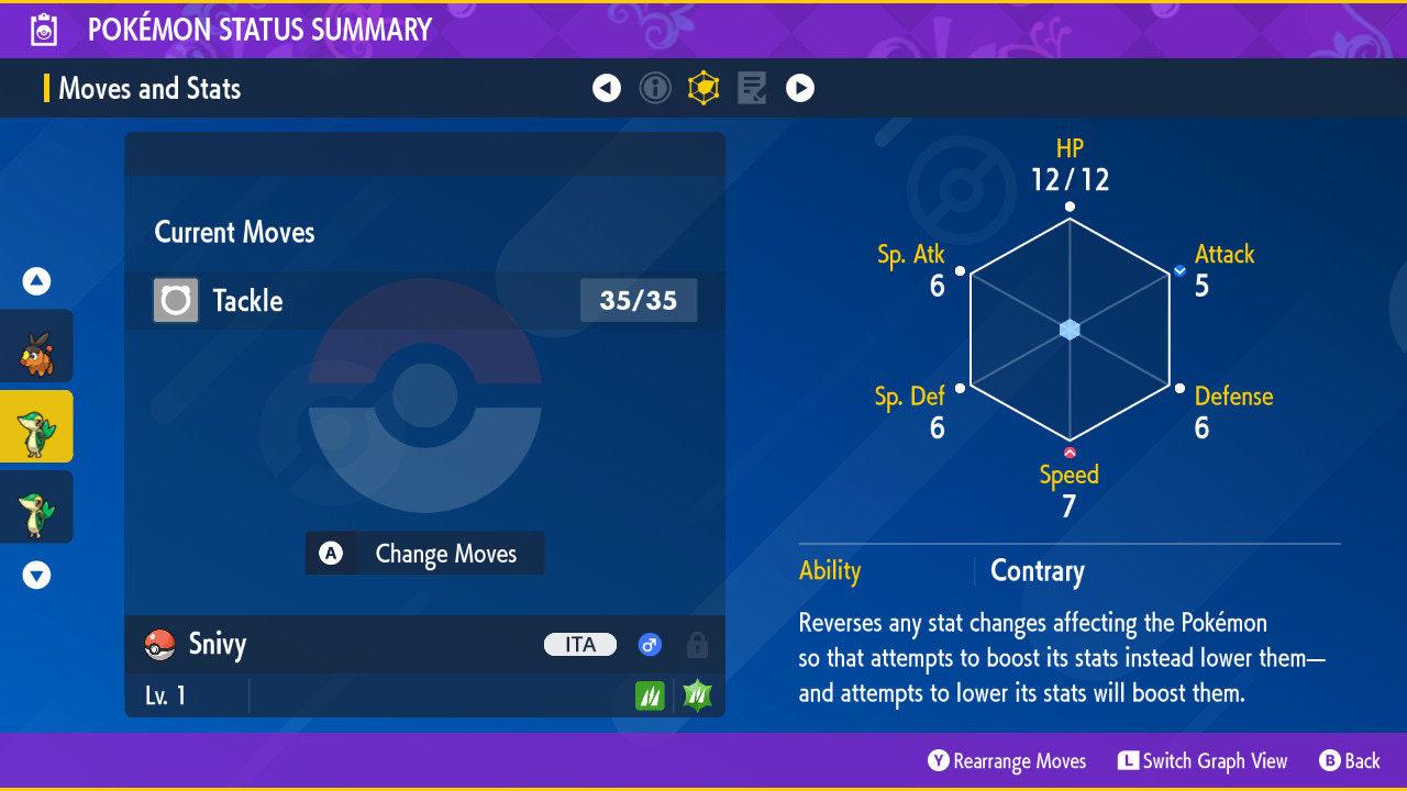 Shiny SNIVY Pokémon Scarlet and Violet 6IV Competitive Battle Ready Pokémon card photo 3