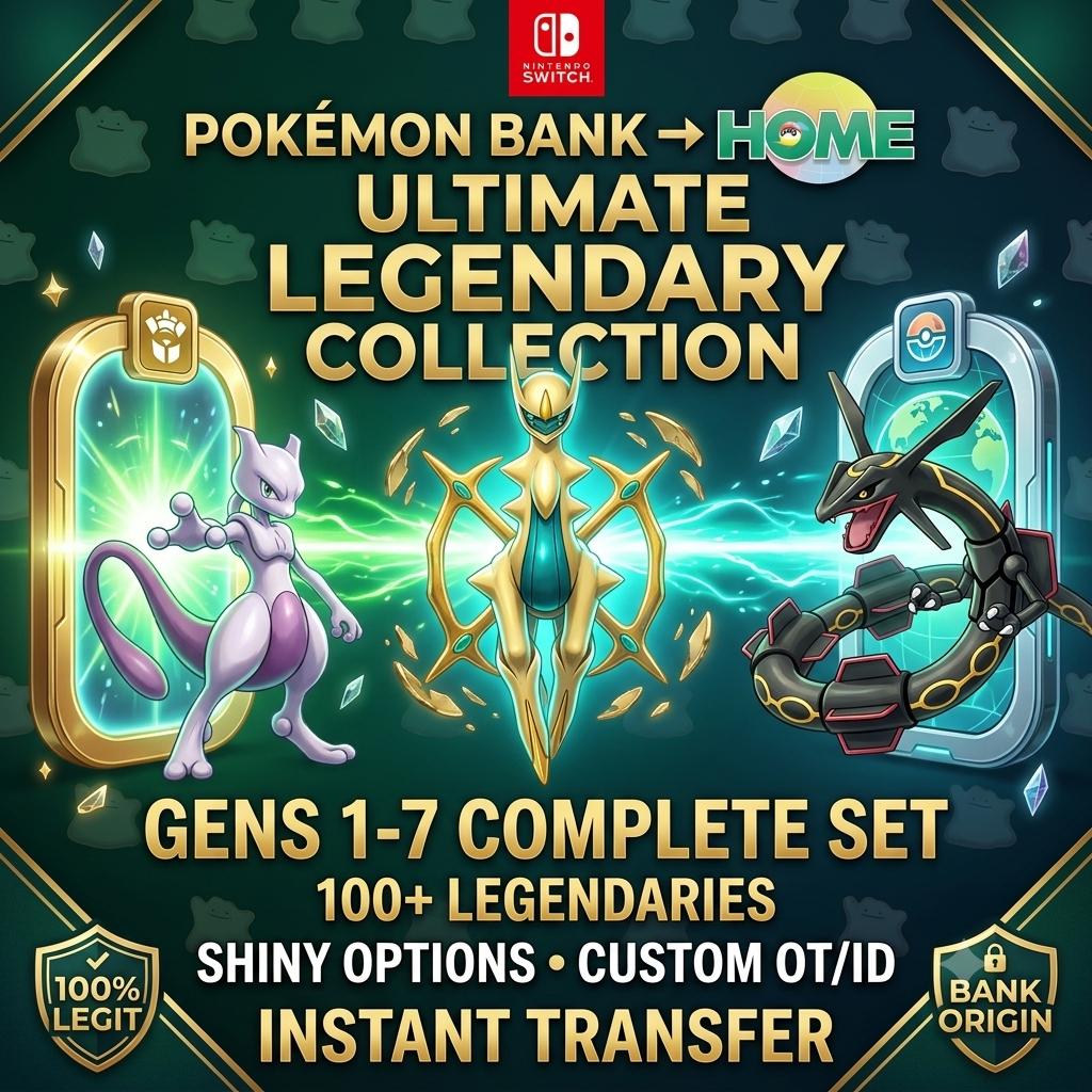 Pokemon HOME 6IV SHINY LEGENDARIES Pokemon Scarlet Violet Pokemon Sword Shield Pokemon Lets Go Pokemon BdSp Pokemon Legends Arceus – Legends Arceus Pokémon card photo