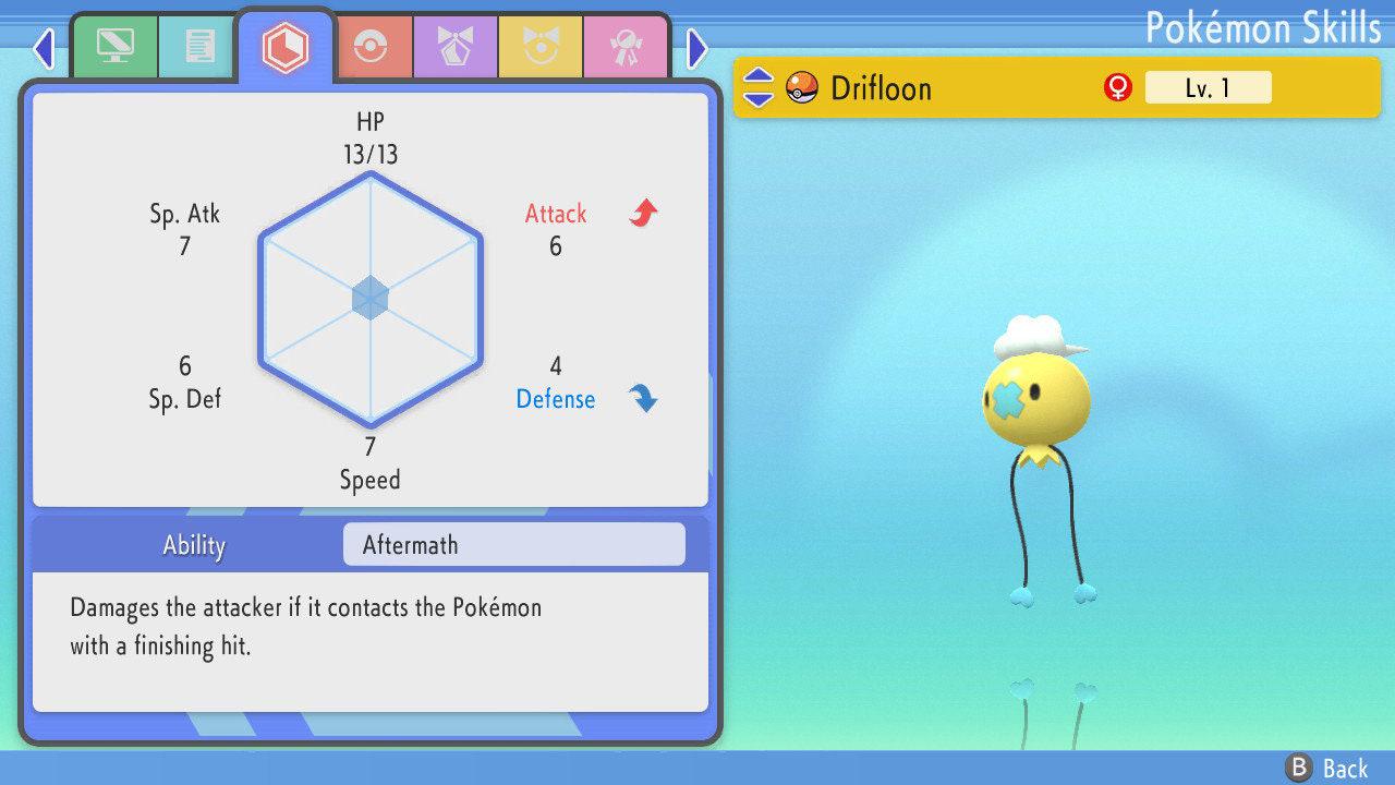 SHINY 6IV DRIFLOON Pokemon Brilliant Diamond Shining Pearl 6IV Competitive Battle Ready Pokémon card photo 2