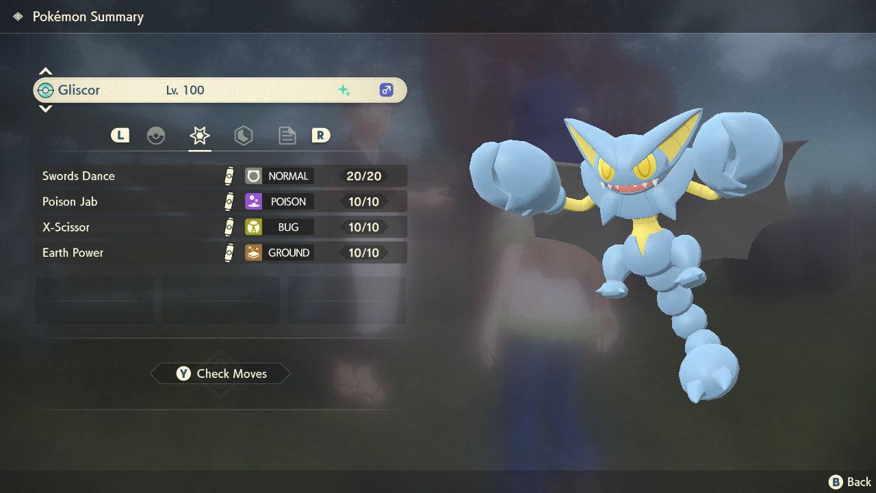 Shiny GLISCOR Pokemon Legends Arceus 6IV Competitive Battle Ready – Legends Arceus Pokémon card photo