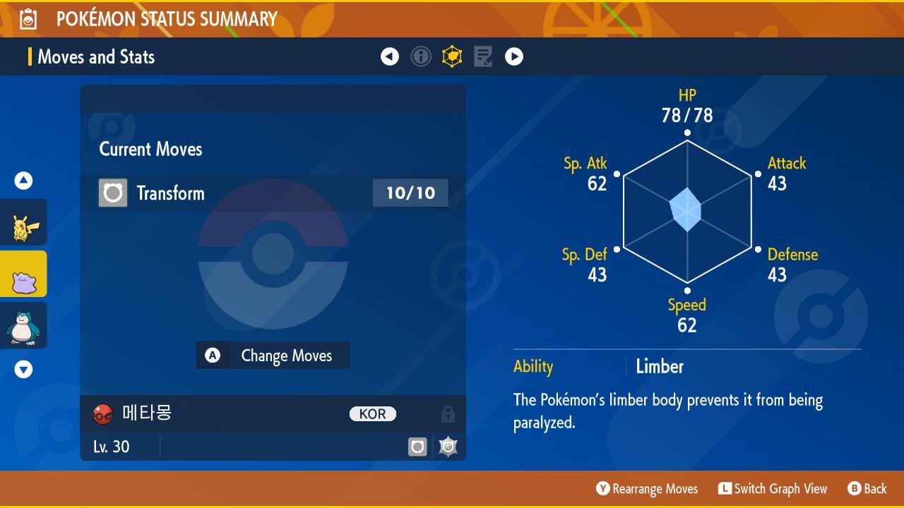 Shiny Event Pokemon Town 250425 Ditto Pokémon Legends ZA 6IV Competitive Battle Ready Legend ZA Pokémon card photo 2