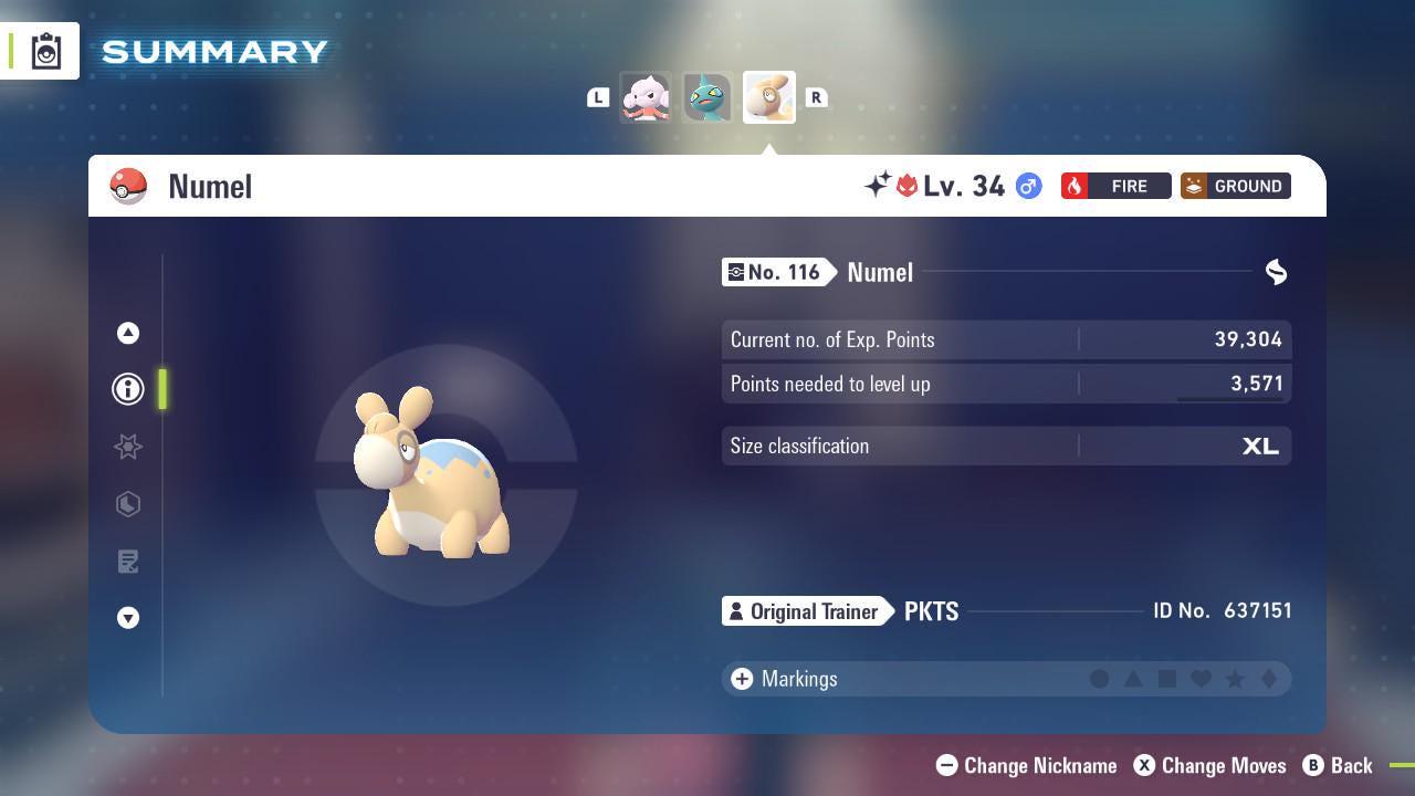 Shiny Alpha Numel Pokémon Legends ZA 6IV Competitive Battle Ready Pokémon card photo 2