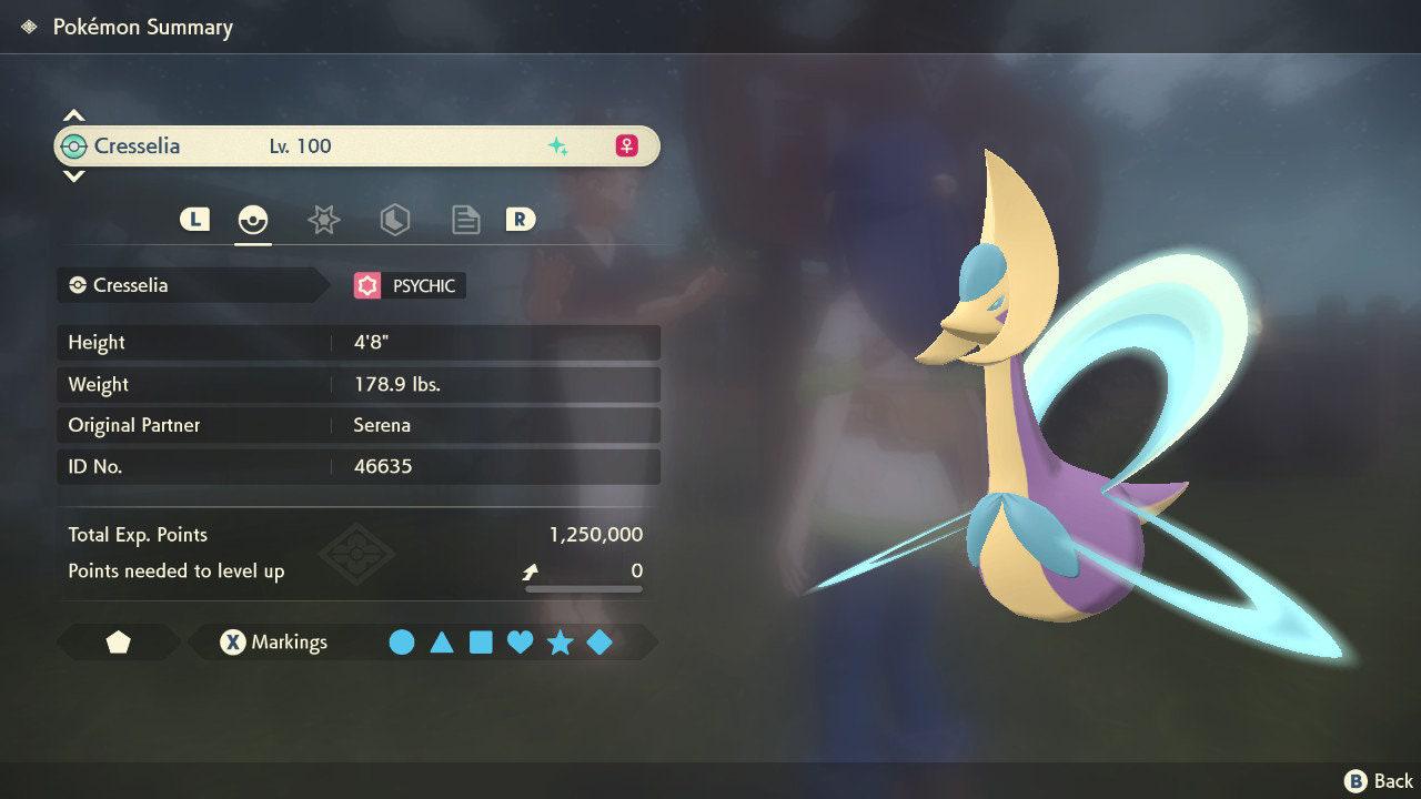 Shiny Cresselia Pokemon Legends Arceus 6IV Competitive Battle Ready Pokémon card photo 3