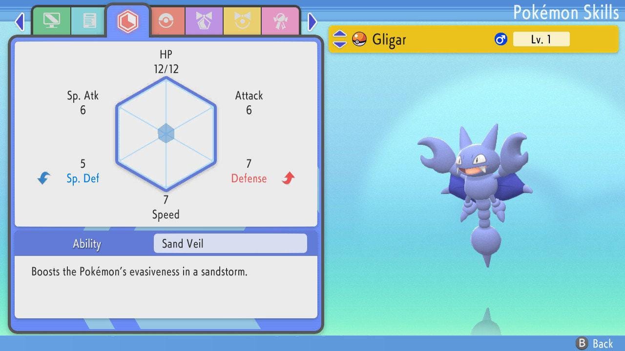 SHINY 6IV GLIGAR Pokémon Brilliant Diamond and Shining Pearl 6IV Competitive Battle Ready Pokémon card photo 2