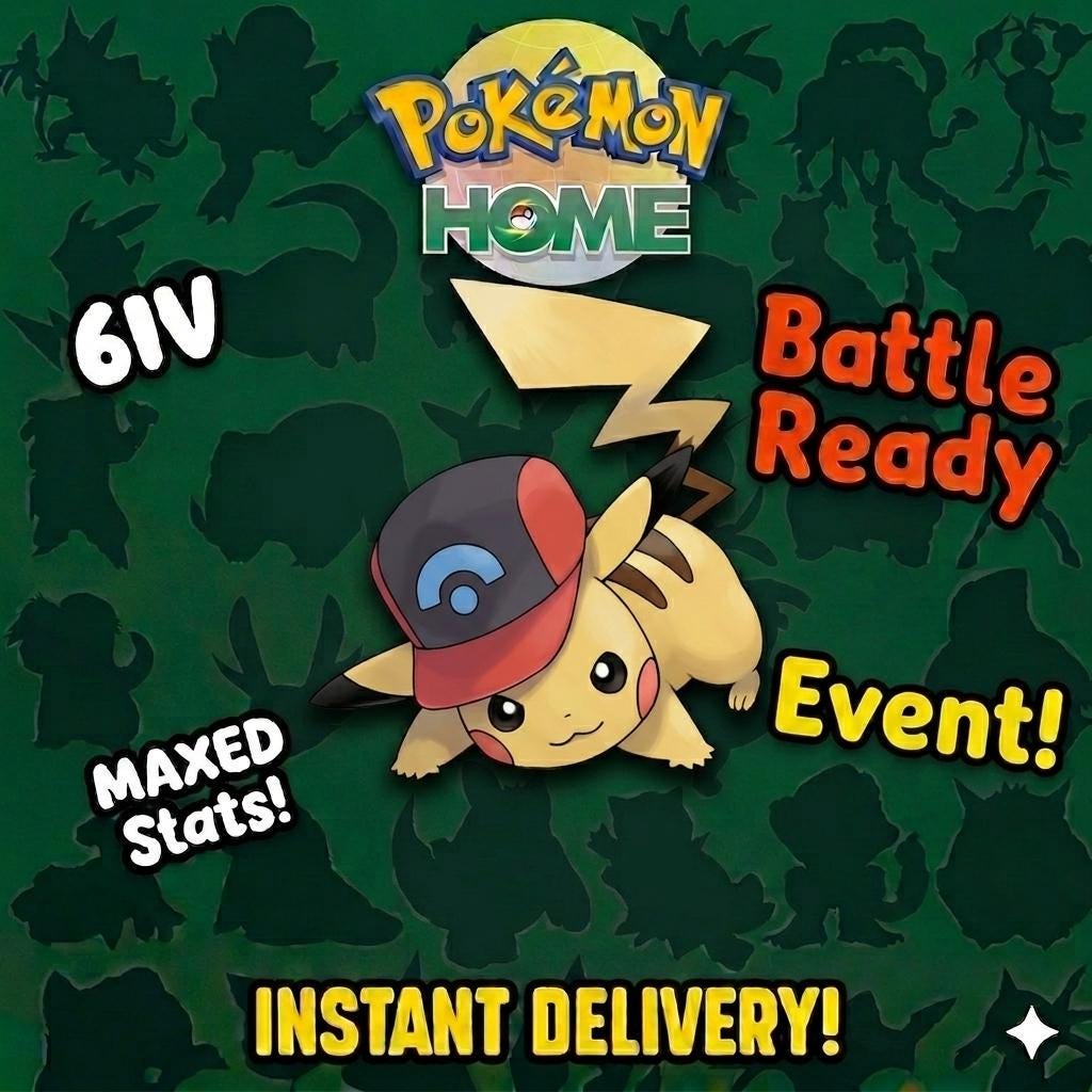 Pokemon Home ASH PIKACHU EVENT Sinnoh Cap 6IV Pokemon Scarlet Violet Pokemon Sword Shield, Pokemon Lets Go, Pokemon Legends Arceus – Legends Arceus Pokémon card photo