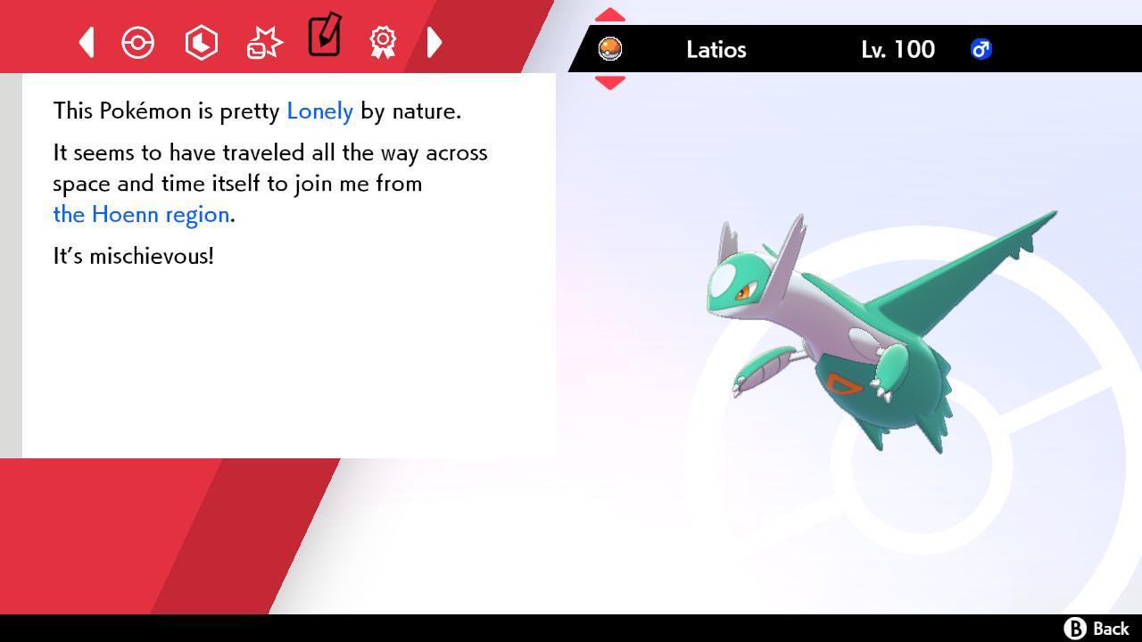 Shiny LATIOS Pokemon Sword Shield 6IV Competitive Battle Ready Pokémon card photo 4