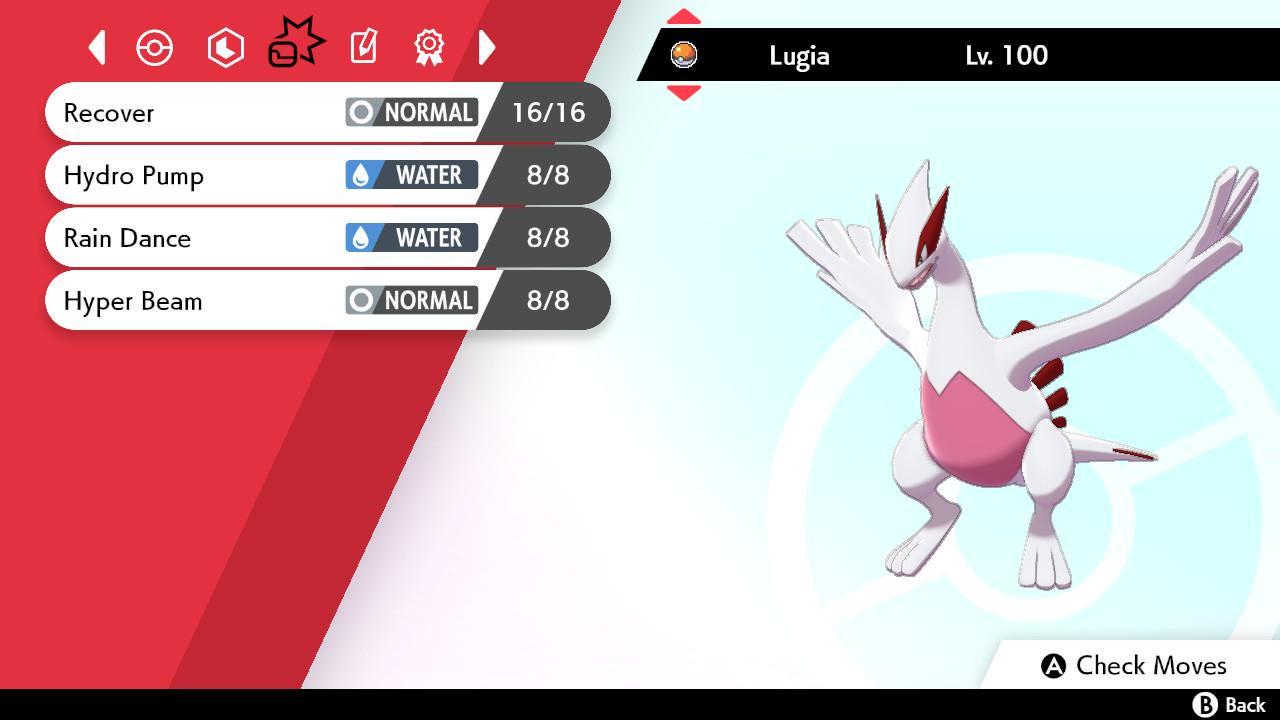 Shiny LUGIA Pokemon Sword Shield 6IV Competitive Battle Ready Pokémon card photo 5