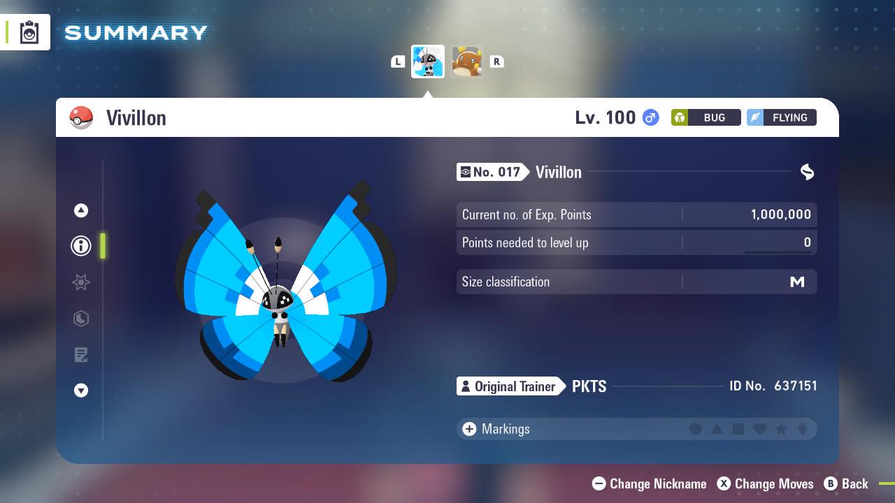 תמונה של פוקימון ZA לא שייני 6IV ויוילון מרין פוקימון לגנדס ZA 6IV מוכן לקרב תחרותי – תמונה 2