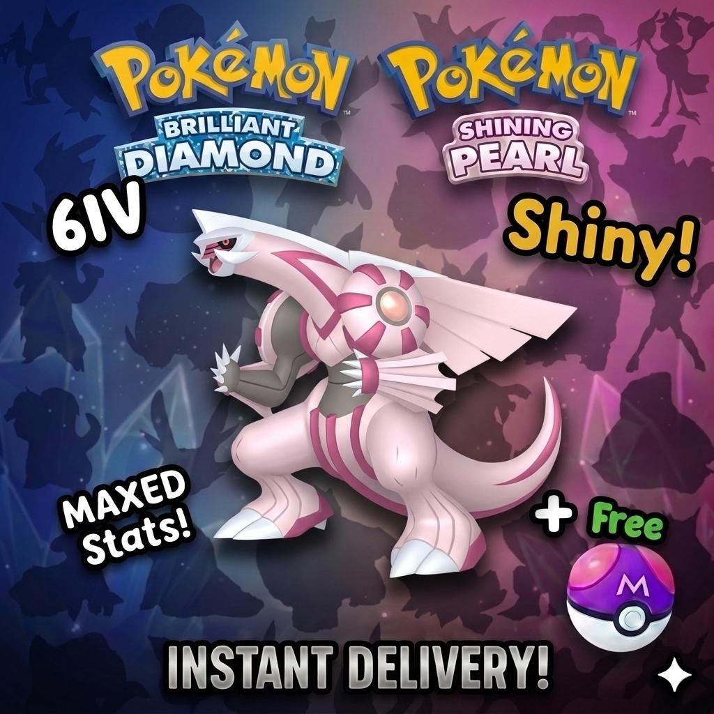 Shiny Palkia Pokemon Brilliant Diamond Shining Pearl 6IV Competitive Battle Ready – Brilliant Diamond & Shining Pearl Pokémon card photo