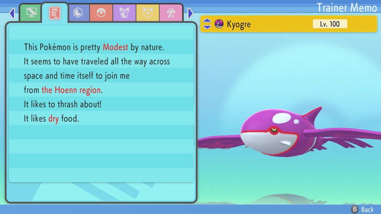 SHINY 6IV KYOGRE Pokemon Brilliant Diamond Shining Pearl 6IV Competitive Battle Ready Pokémon card photo 4