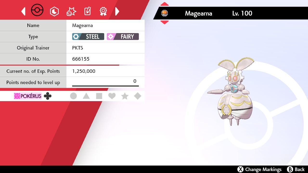 Non Shiny MAGEARNA Pokemon Sword Shield 6IV Competitive Battle Ready – Sword & Shield Pokémon card photo