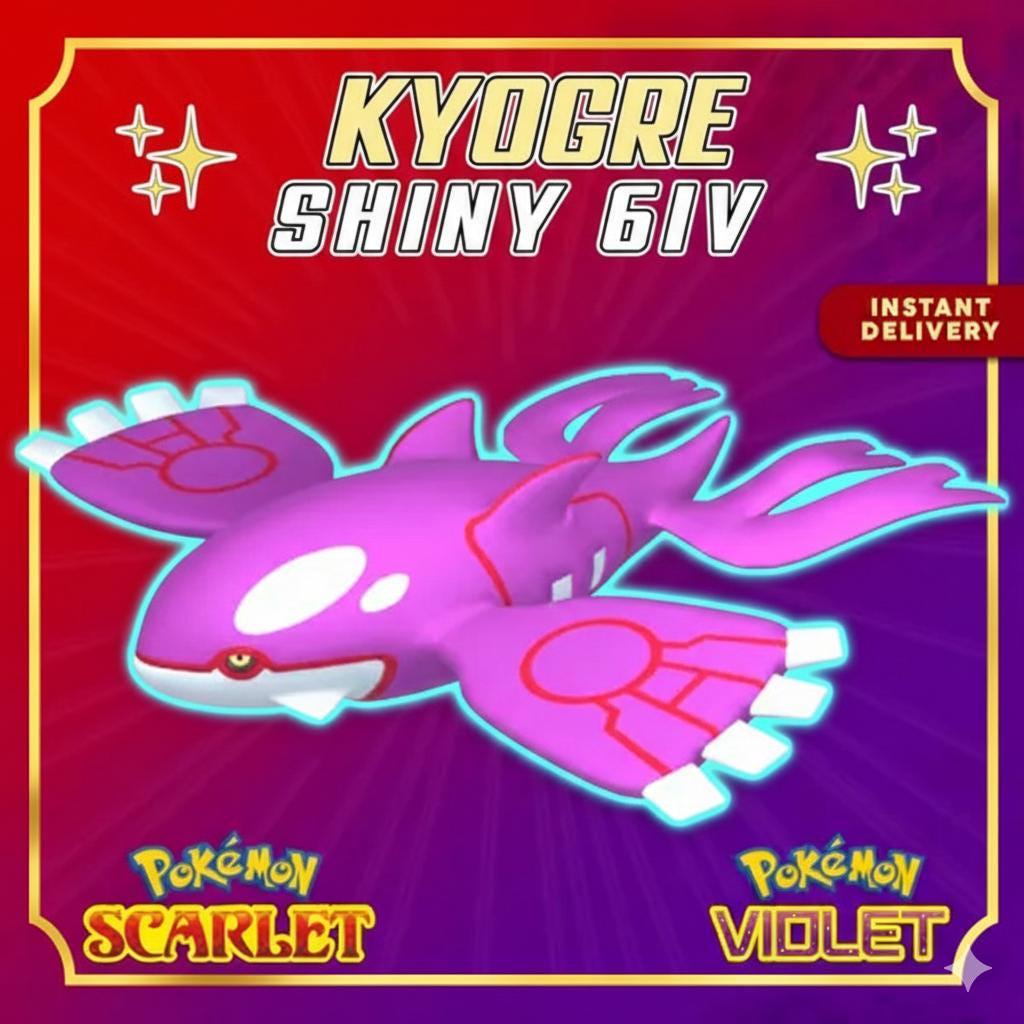 תמונה של שייני קיוגר פוקימון סקרלט וויולט 6IV מוכן לקרב תחרותי