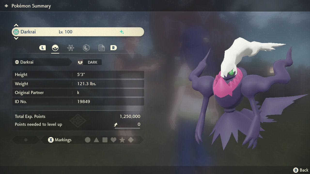 Shiny Darkrai Pokemon Legends Arceus 6IV Competitive Battle Ready Pokémon card photo 4