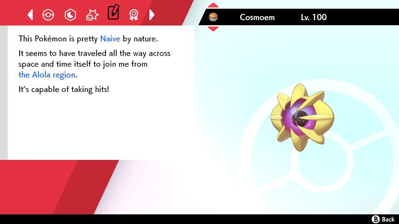 Shiny COSMOEM Pokemon Sword Shield 6IV Competitive Battle Ready Pokémon card photo 4