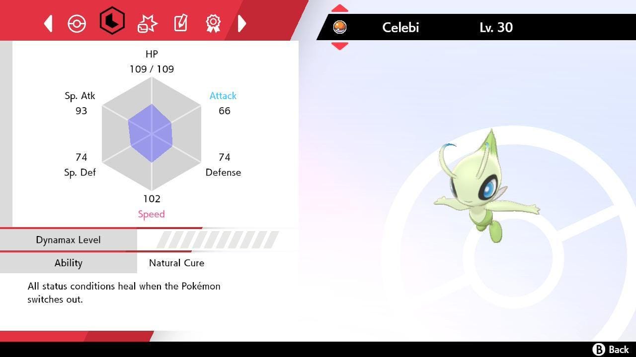 Celebi Lv. 30 Crystal Origin Event Pokérus Pokémon HOME Trade Sword Shield Rare Mythical Bonus Pokémon card photo 3