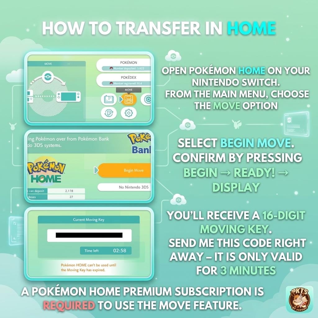 Complete Pokemon HOME Shiny Living Dex Gen 1 to 7 Finish Your Pokedex Fast Every Form Legendary Mythical Collection Pokémon card photo 6