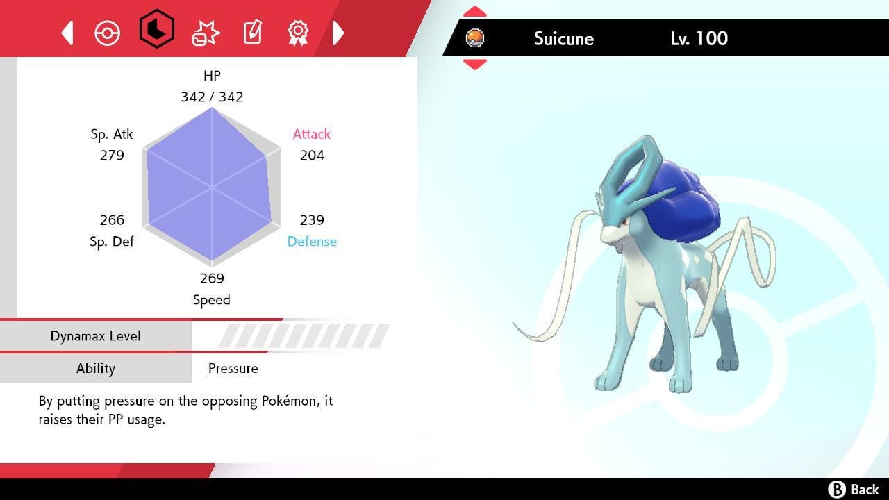 Shiny SUICUNE Pokemon Sword Shield 6IV Competitive Battle Ready Pokémon card photo 3