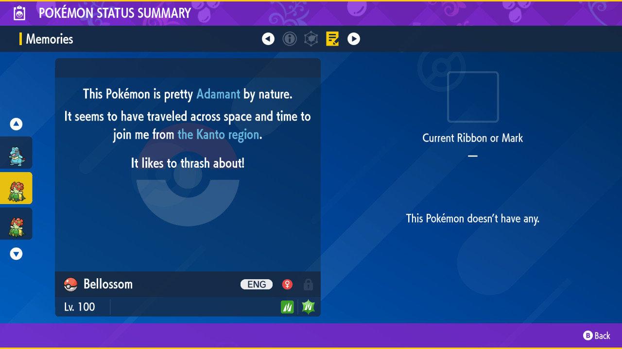 Shiny BELLOSSOM Pokémon Scarlet Violet 6IV Competitive Battle Ready Pokémon card photo 3