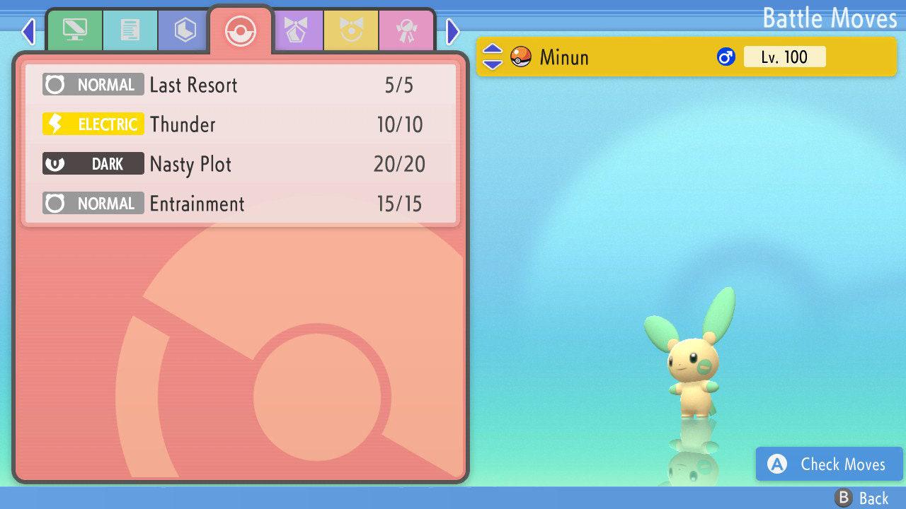 SHINY 6IV MINUN Pokémon Brilliant Diamond and Shining Pearl 6IV Competitive Battle Ready Pokémon card photo 4