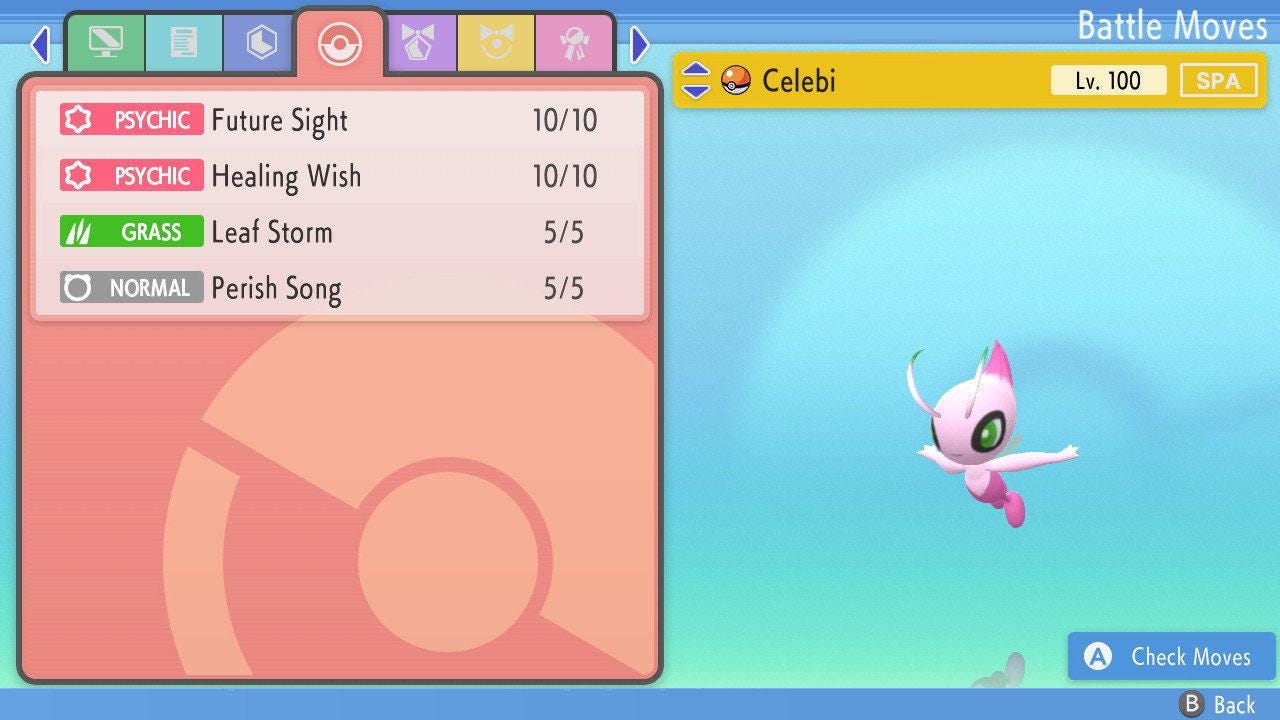 Shiny Celebi Pokemon Brilliant Diamond Shining Pearl 6IV Competitive Battle Ready Pokémon card photo 2