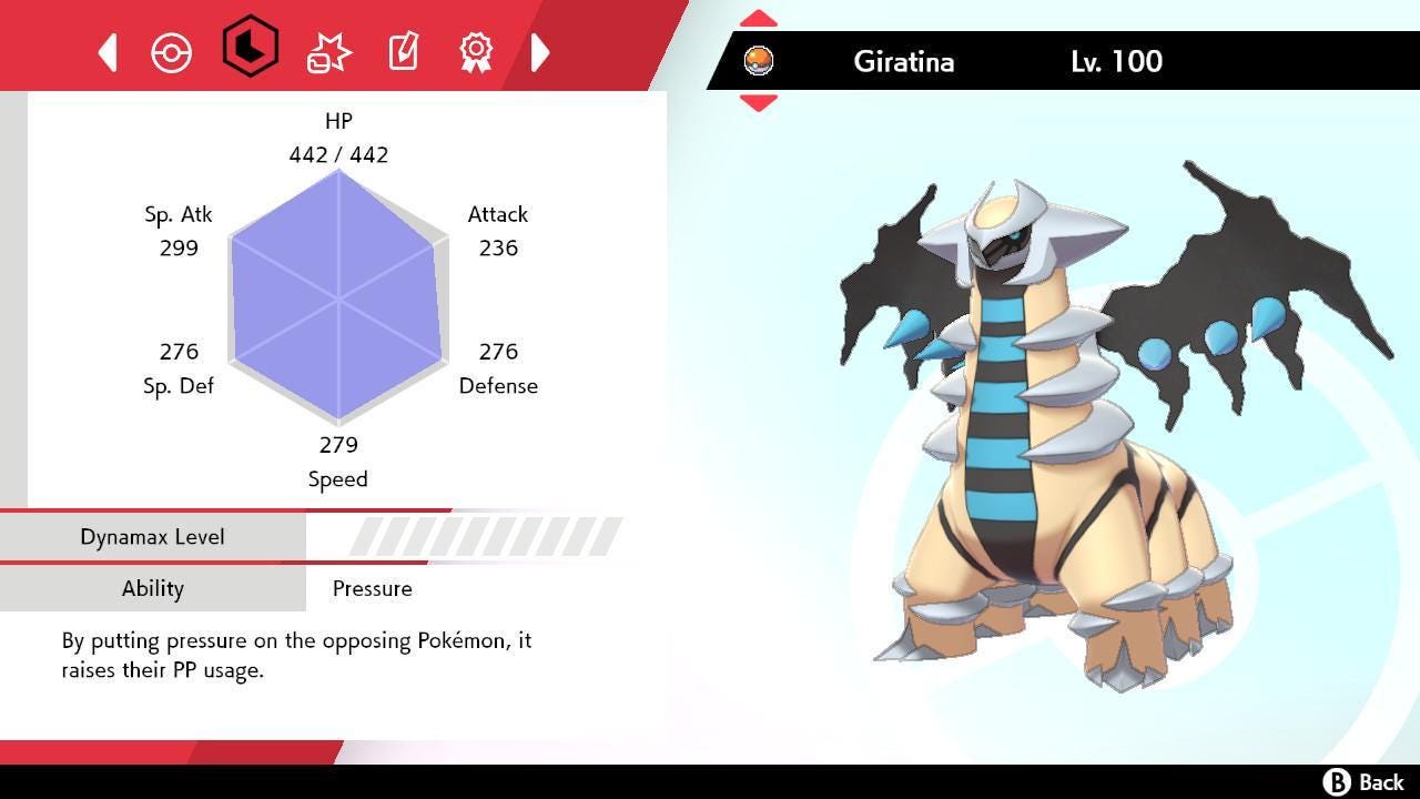 Shiny GIRATINA Pokemon Sword Shield 6IV Competitive Battle Ready Pokémon card photo 3