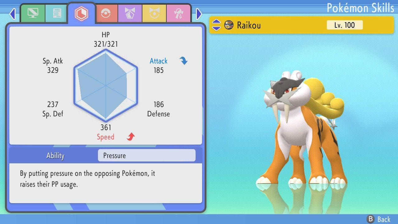 SHINY 6IV RAIKOU Pokemon Brilliant Diamond Shining Pearl 6IV Competitive Battle Ready Pokémon card photo 4