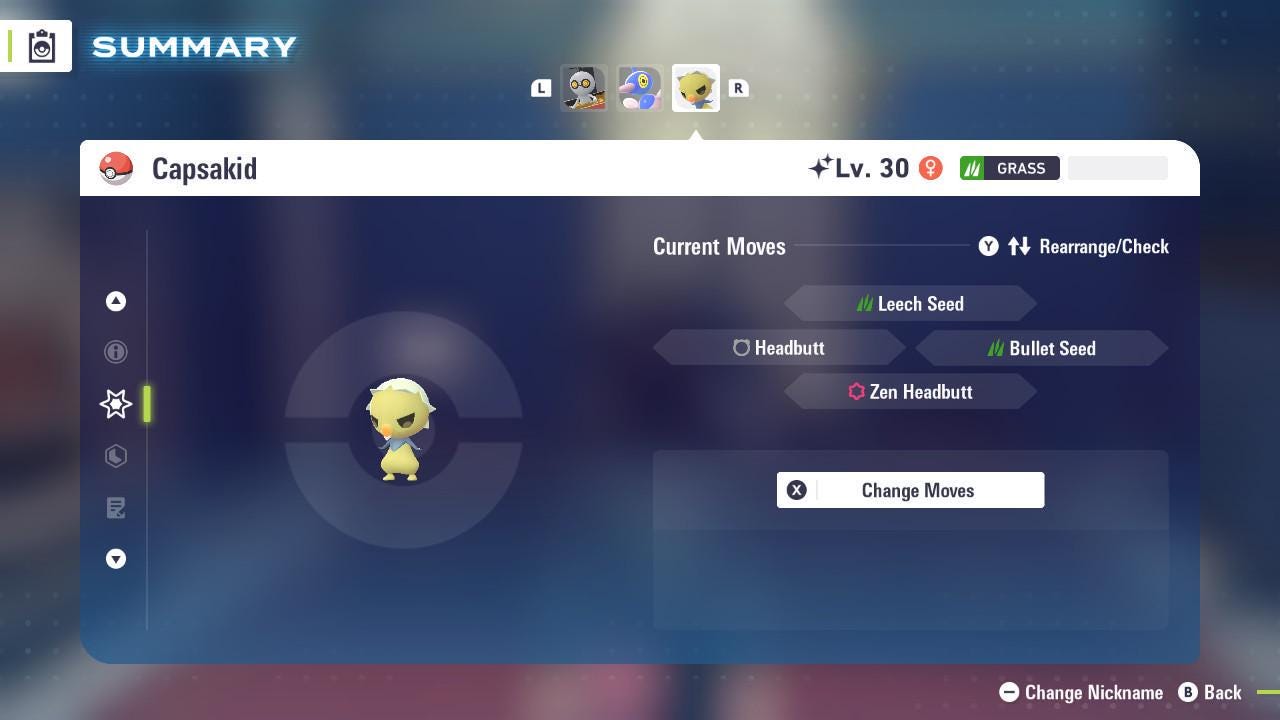 Shiny Capsakid Pokemon Legends ZA Mega Dimension DLC 6IV Competitive Battle Ready Pokémon card photo 3