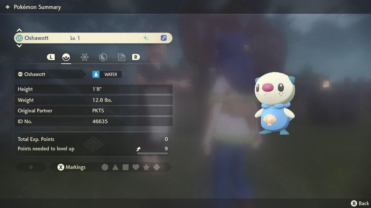 Shiny OSHAWOTT Pokemon Legends Arceus 6IV Competitive Battle Ready Pokémon card photo 4