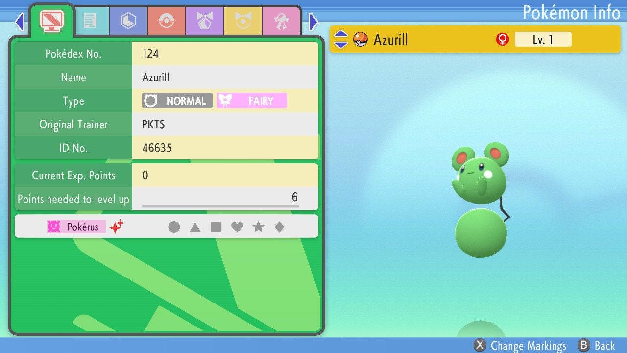 SHINY 6IV AZURILL Pokemon Brilliant Diamond Shining Pearl 6IV Competitive Battle Ready – Brilliant Diamond & Shining Pearl Pokémon card photo