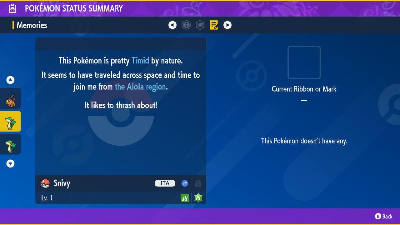 Shiny SNIVY Pokémon Scarlet and Violet 6IV Competitive Battle Ready Pokémon card photo 4