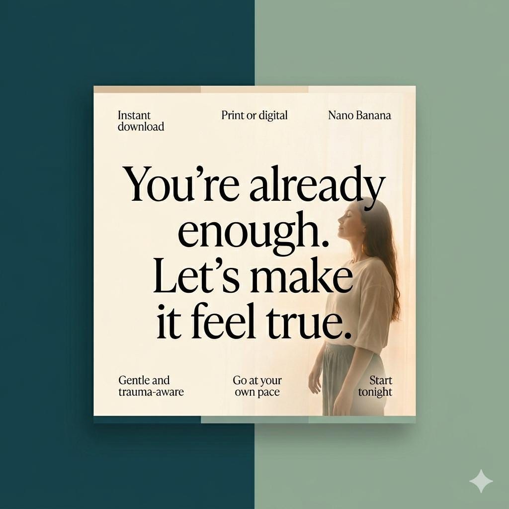 Inner Critic Workbook to Stop Negative Self Talk and Build Self Worth Self Esteem and Self Compassion Journal for Feeling Not Good Enough Pokémon card photo 7